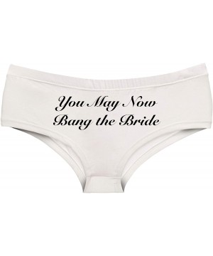 Panties Fun Womens Funny Underwear - Sexy Panties Bachelorette Gift XS-XXL - You May Now Bang the Bride - CC198LOO9OM