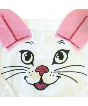 Panties Kitten Panty Cute&Sexy Hipster Bikini Women's Funny Undies Underwear Pussycat Novelty Design - White - CQ18U6Z0G0O