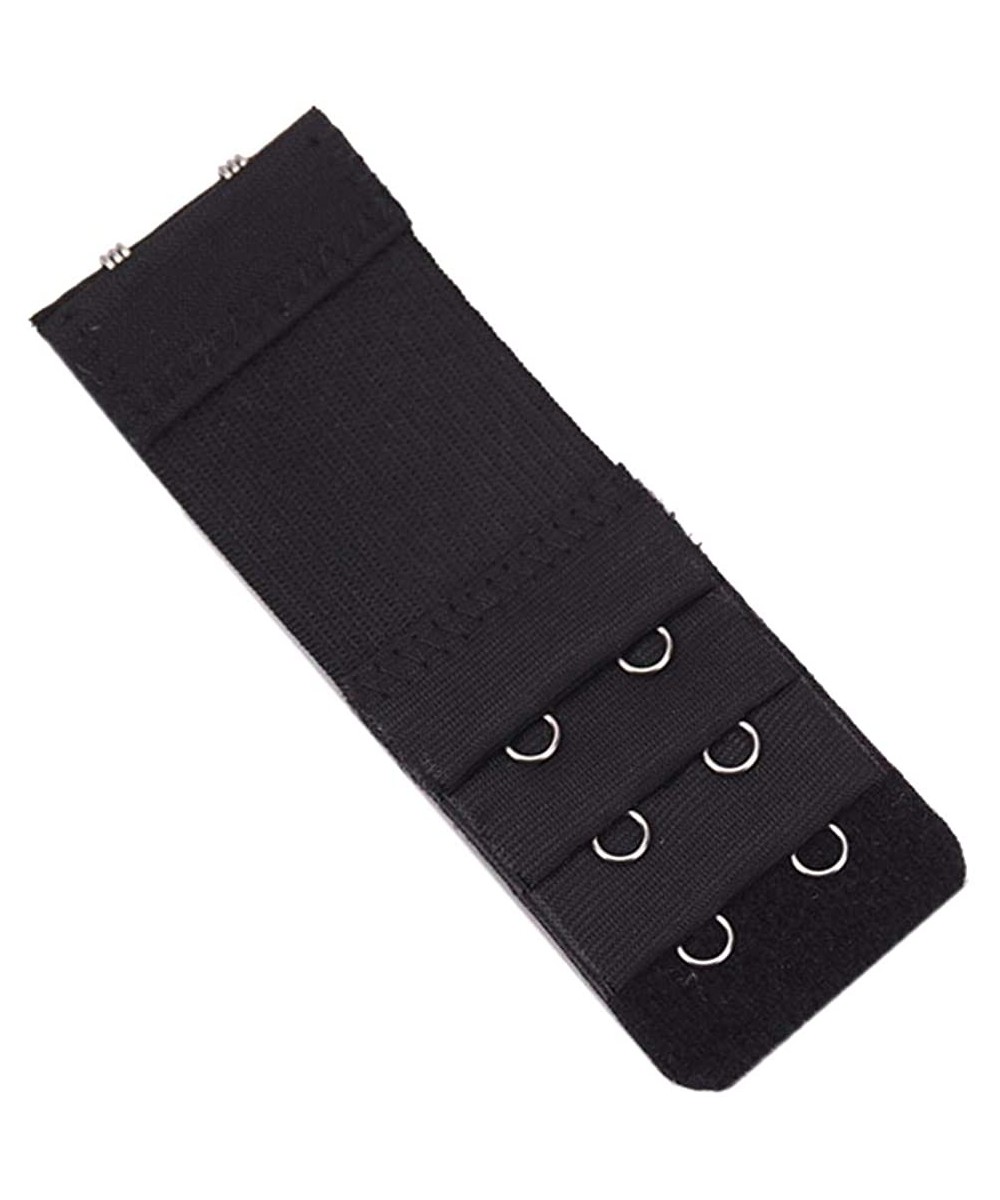 Accessories 1Pc Women Underwear Elastic Extension Buckle 2 Rows Hooks Bra Extenders Adjustable Intimates Accessories - Black ...