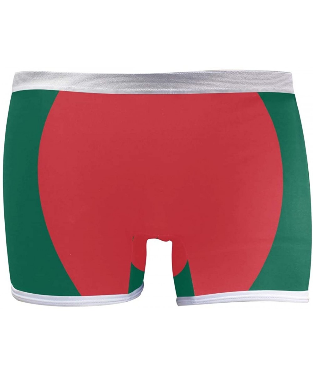 Panties Women's Seamless Boyshort Panties Australian Flag Underwear Stretch Boxer Briefs - Bangladesh Flag - CB18SAKY74G