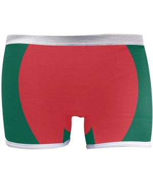 Panties Women's Seamless Boyshort Panties Australian Flag Underwear Stretch Boxer Briefs - Bangladesh Flag - CB18SAKY74G