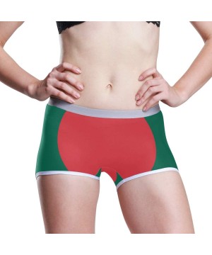 Panties Women's Seamless Boyshort Panties Australian Flag Underwear Stretch Boxer Briefs - Bangladesh Flag - CB18SAKY74G