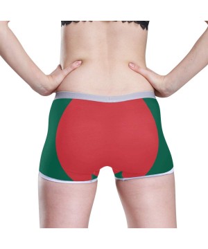 Panties Women's Seamless Boyshort Panties Australian Flag Underwear Stretch Boxer Briefs - Bangladesh Flag - CB18SAKY74G