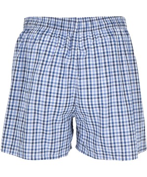 Boxers Men's Woven Boxer 5-Pack - Blue Stripe Assorted (5-pack) - CS195UOAZX9