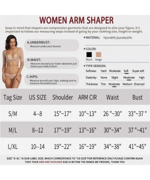 Shapewear Women Seamless Upper Arm Shaper Compression Vest Back Support Bras with Light Posture Corrector Tank Top - Beige（ne...