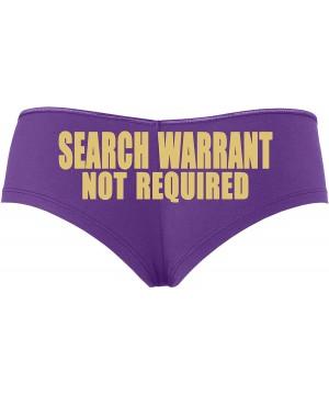 Panties Search Warrant Not RequiPurple Police Wife Girlfriend Purple Panty - Sand - C218SRNUX0Q