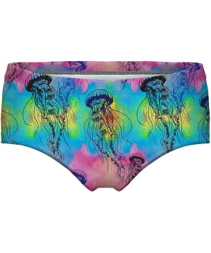 Panties Women's Girls Smooth Plus Size Print Briefs Undies Underwear Panties - C-jellyfish - C718EKMK7KH