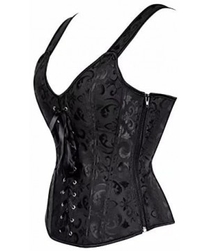 Bustiers & Corsets Corsets for Women Overbust Bustier Top Gothic Sexy Shoulder with Straps - Black6806 - CH189AAX3O3