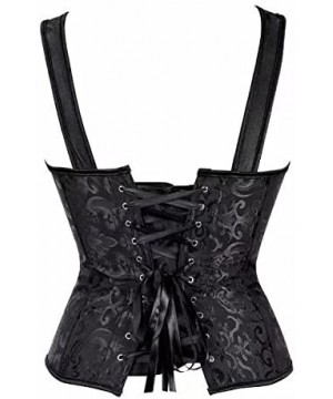 Bustiers & Corsets Corsets for Women Overbust Bustier Top Gothic Sexy Shoulder with Straps - Black6806 - CH189AAX3O3