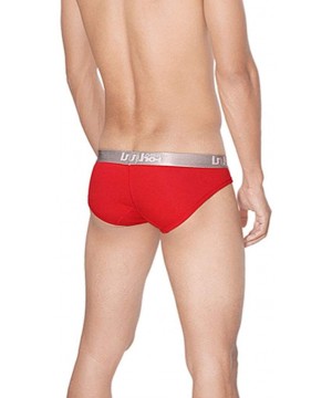 Boxer Briefs Men's Underwear Ultimate Soft Sexy Stretch Cotton Boxer Brief - Red - CZ12FK1SYL7