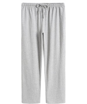 Bottoms Women's Cotton Pajama Pants - Light Gray - CM188AOEXIK