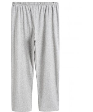 Bottoms Women's Cotton Pajama Pants - Light Gray - CM188AOEXIK