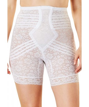 Shapewear Style 6207 - High-Waist Thigh Slimmer. Guaranteed No Top Roll - White (0102) - CJ11310KG4D