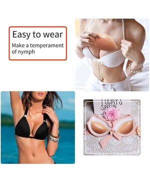 Accessories Silicone Bra Inserts Lift Breast Inserts Breathable Push Up Sticky Bra Cups for women - Clear Gel Push Up Breast ...