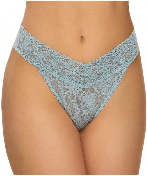 Panties Signature Lace Original Rise Thong- One Size (4-14) - Duck Egg - CV18STYCA8N