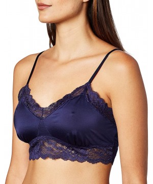 Bras Women's Microfiber Longline Lace Bralette (for A-C cups) - Astral Aura - CW12NSKUE1L