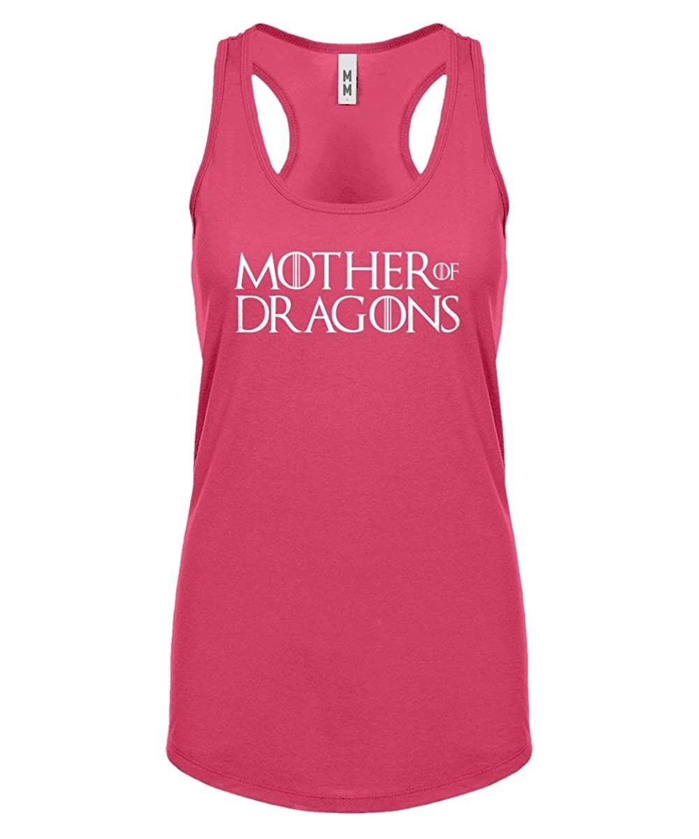 Camisoles & Tanks Mother of Dragons Womens Racerback Tank Top - Hot Pink - CE18860E9QX