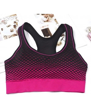 Bustiers & Corsets Sleepwear 2020 Popular No Steel Ring Womens-Pure Color Wireless Sports Bra Zipper Underwear Quakeproof - H...