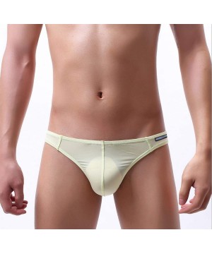 G-Strings & Thongs Sexy Men Thongs Low-Rise Breathable Underwear G Strings T-Back Bikini Briefs Tanga Panties Cueca Jockss - ...