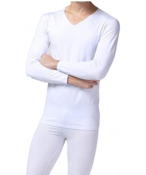 Thermal Underwear Mens Thermal Underwear Ultra Soft Long John Set Winter Warm Base Layer Top and Bottom - W - CZ192NZE7SZ