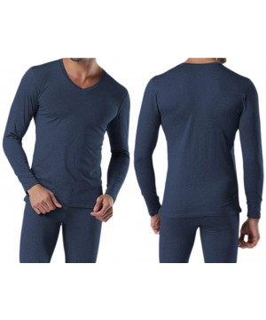 Thermal Underwear Mens Thermal Underwear Ultra Soft Long John Set Winter Warm Base Layer Top and Bottom - W - CZ192NZE7SZ