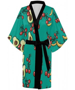 Robes Custom Colorful Bowknot Women Kimono Robes Beach Cover Up for Parties Wedding (XS-2XL) - Multi 4 - CI194TE2W04