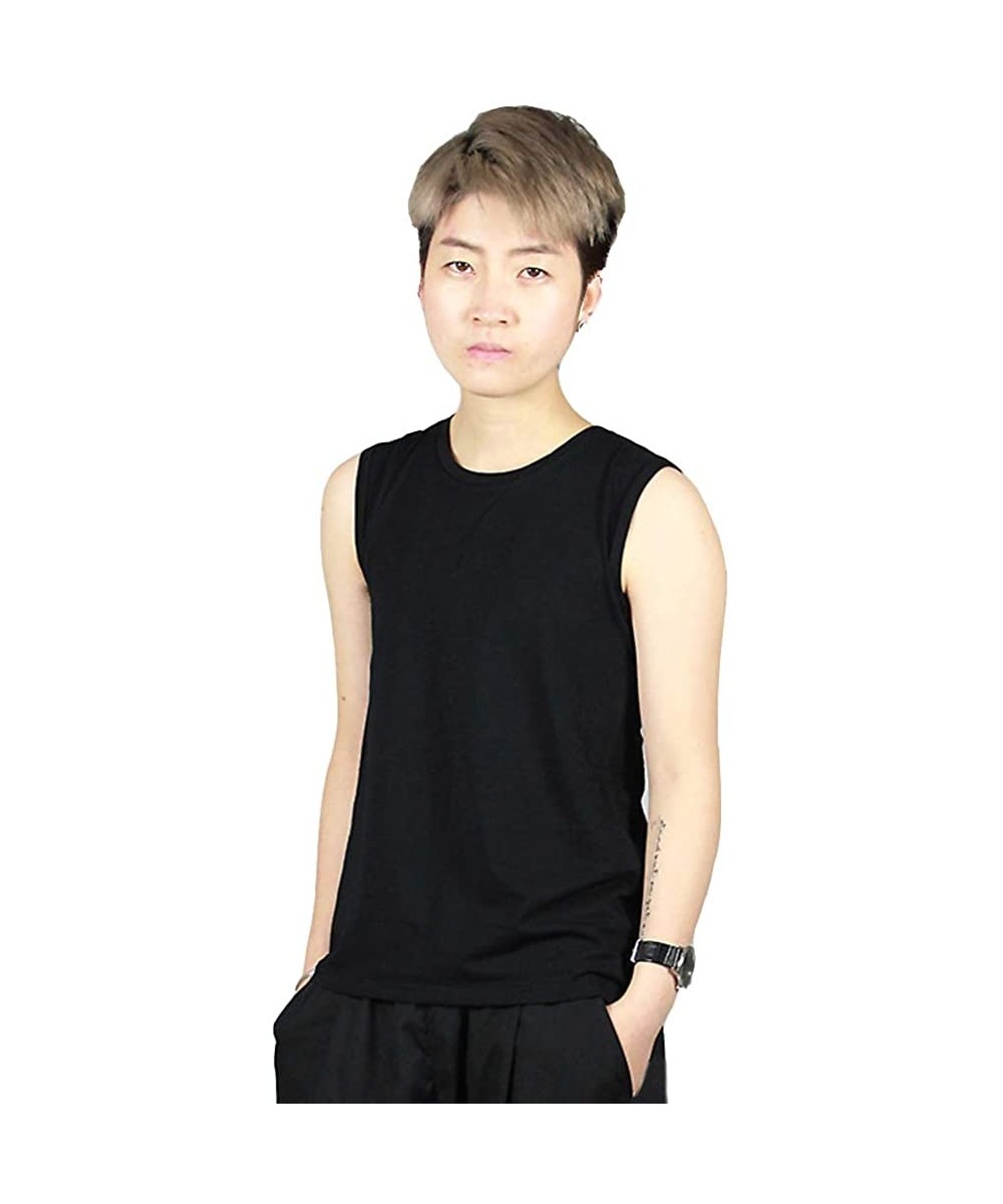 Shapewear Cotton Chest Binder Compression Band for Tomboy Trans Lesbian - Black - C618ZTDYZUU