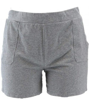 Bottoms Loungewear Cozy Knit Shorts Pockets A306954 - Hthr Graphite - CI195UQLEX6