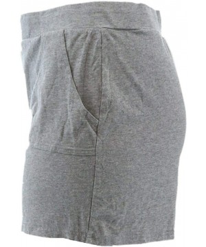 Bottoms Loungewear Cozy Knit Shorts Pockets A306954 - Hthr Graphite - CI195UQLEX6