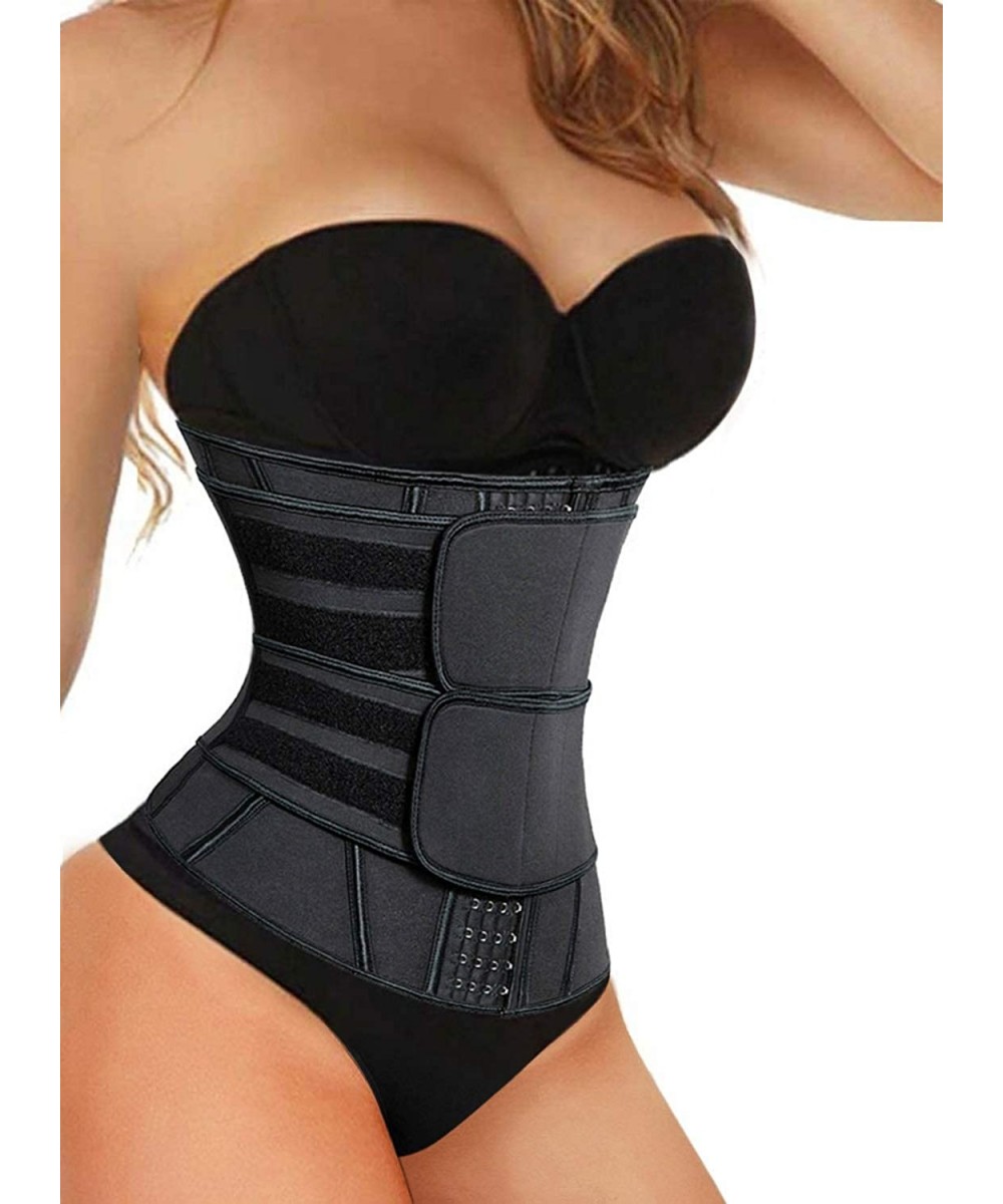 Shapewear Women Corset Belt Waist Trainer Slimming Body Shaper Waist Cinchers Weight Loss Sports Girdle - 061-black - CD199OL...