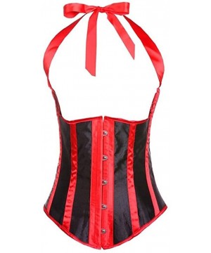 Bustiers & Corsets Sexy Corsets and Bustiers Stripe Underbust Corsets for Women Lingerie - 831 Red - CA19DTR9RND