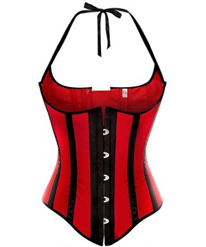 Bustiers & Corsets Sexy Corsets and Bustiers Stripe Underbust Corsets for Women Lingerie - 831 Red - CA19DTR9RND