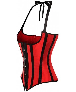 Bustiers & Corsets Sexy Corsets and Bustiers Stripe Underbust Corsets for Women Lingerie - 831 Red - CA19DTR9RND