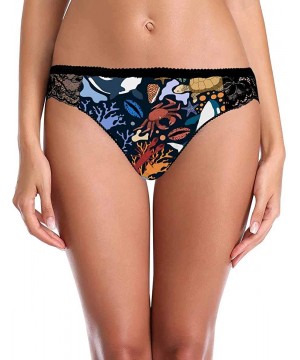 Thermal Underwear Women's Underwear Briefs Soft Breathable Ladies Panties Whales- Turtles- Crabs and Corals - Multi 1 - CP19E...