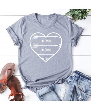 Nightgowns & Sleepshirts Easter Women Lady Letter Printed Short Sleeve T-Shirt Casual Loose Top Tunics - S-gray - C4196H7TZO3