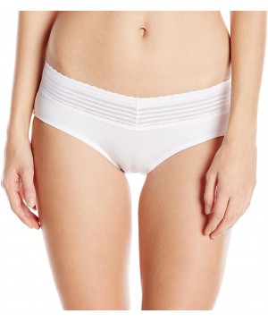 Panties Women's No Pinching No Problems Cotton Hipster Panty - White - CQ11NKWN0NB