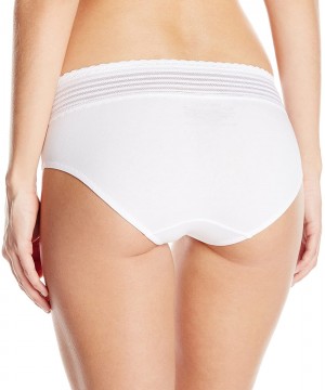 Panties Women's No Pinching No Problems Cotton Hipster Panty - White - CQ11NKWN0NB