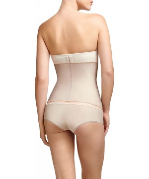 Shapewear Perfectly Curvy- Women's Firm Control Strapless Waist Cincher - Beige - C311WS1E7RX