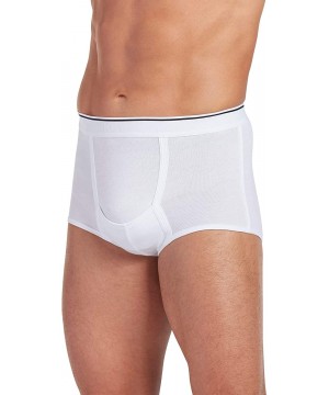 Briefs Men's Underwear Pouch Brief - 3 Pack- White- L - CR1928RQQ93