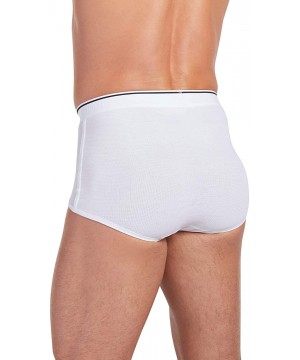 Briefs Men's Underwear Pouch Brief - 3 Pack- White- L - CR1928RQQ93