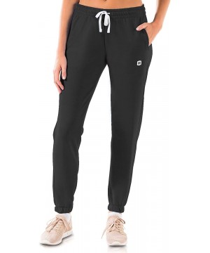 Bottoms Women's Sweatpants - Premium Quality Pants for Women Lounge or Workout Clothes for Women - Black - CL18YYKSQ06