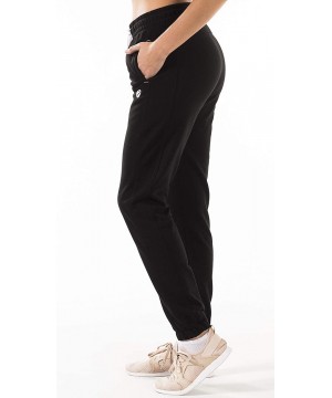 Bottoms Women's Sweatpants - Premium Quality Pants for Women Lounge or Workout Clothes for Women - Black - CL18YYKSQ06