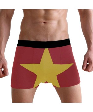 Boxer Briefs Suriname Flag Men's Sexy Boxer Briefs Stretch Bulge Pouch Underpants Underwear - Suriname Flag - CR18LTXZDS5