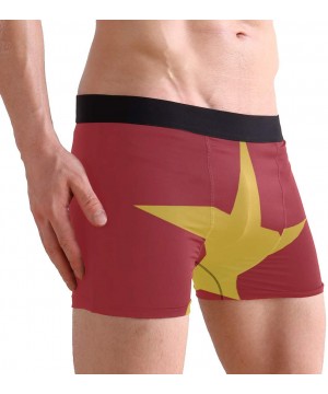 Boxer Briefs Suriname Flag Men's Sexy Boxer Briefs Stretch Bulge Pouch Underpants Underwear - Suriname Flag - CR18LTXZDS5