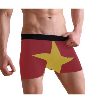 Boxer Briefs Suriname Flag Men's Sexy Boxer Briefs Stretch Bulge Pouch Underpants Underwear - Suriname Flag - CR18LTXZDS5