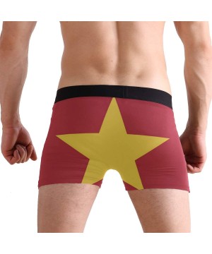 Boxer Briefs Suriname Flag Men's Sexy Boxer Briefs Stretch Bulge Pouch Underpants Underwear - Suriname Flag - CR18LTXZDS5