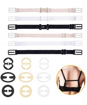 Bras Bra Strap Holder for Women's Undergarment Bra Cross Back Clips 15 Pieces - CT18T85426X