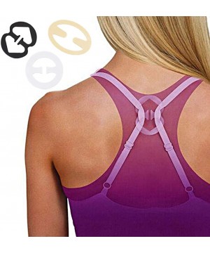 Bras Bra Strap Holder for Women's Undergarment Bra Cross Back Clips 15 Pieces - CT18T85426X