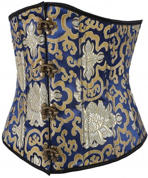 Bustiers & Corsets Women's Corset Underbust Bustier Spiral Steel Boned Shapewear - CZ18LZOWEC7