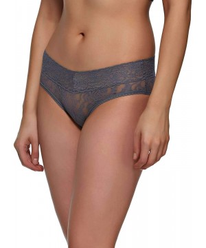 Panties Signature Stretchy Lace Low Rise Hipster | Panty - Charcoal - C618EQHMGUS